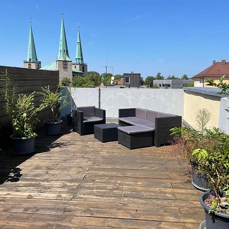Zentrale Grosszuegige Dachterassen Whg Am Stadtpark In 15 Min Mit U-Bahn Zur Messe Norimberk Exteriér fotografie
